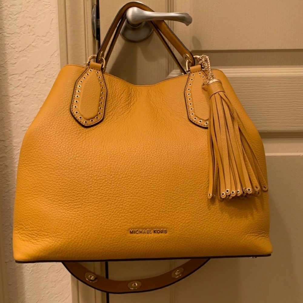 Michael Kors Marigold "Brooklyn" Satchel
